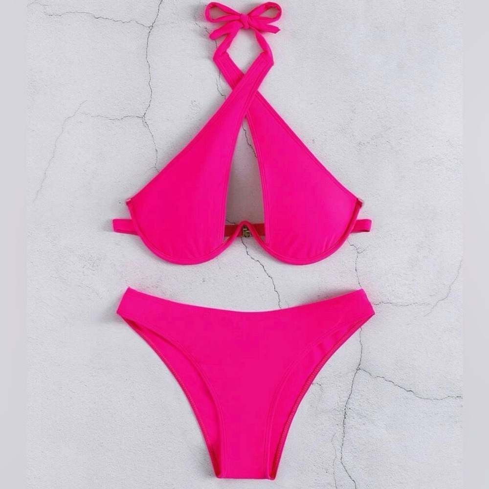 Hot Pink Bikini Set